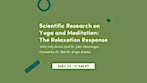 CE Workshop | Scientific Research on Yoga and Meditation: The Relaxation Response