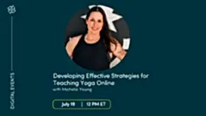 CE Workshop | Developing Effective Strategies for Teaching Yoga Online