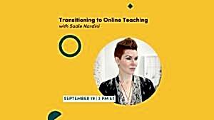 CE Workshop | Transitioning to Online Teaching